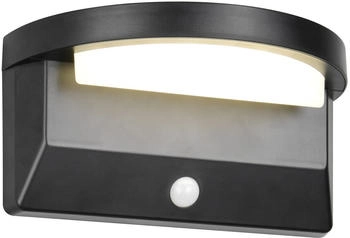 Reality LED Außenwandleuchte Moro R24706132, Kunststoff schwarz matt, 8Watt LED