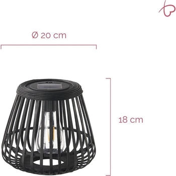 Pauleen Laterne, Solar Laterne Sunshine Glimmer (1 x) (48343)