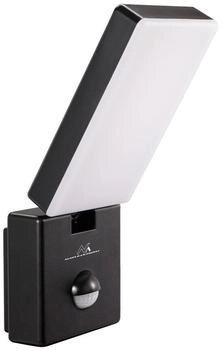 Maclean Wandleuchte Wandlampe Außenlampe LED Bewegungsmelder / /10W/800lm [EEK: F] (MCE516 B)