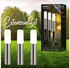 Briloner LED-Erdspießlampe 3926032 12V 3x-Erweiterung Edelstahl Ø 4cm