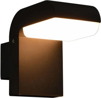 vidaXL Außenwandleuchte LED 9 W Schwarz Oval Außenwandleuchte LED 9 W Schwarz Oval (45652)