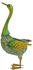 Harms Solar Tiere Ente Metall grün gelb, 3x LED 3800K, LxH 40x63 cm (147214)