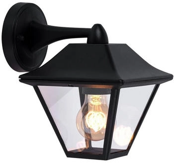 V-TAC Laterne RGB LED Fernbedienung dimmbar Alu schwarz Glas [EEK: F]