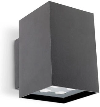 LEDKIA LIGHTING LED-Wandleuchte Aphrodita Power 17,4W LEDS-C4 05-9773-34-37 Urbanes grau (05-9773-Z5-37)