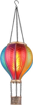 Globo LED Solarleuchte Hei&szlig;luftballon Au&szlig;enleuchte Gartendeko [EEK: Nicht bewertet] (GL8105)