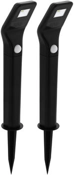 Eglo LED-Solarleuchte Schwarz 2er Set 0,5 W (48688)