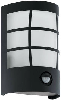 Eglo Außenwandleuchte CERNO 1 schwarz E27 4,9W 3000K Warmweiß IP44 mit Bewegungsmelder (003348262704)
