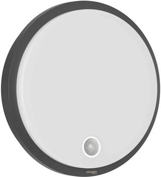 Oktaplex Oktaplex Plato LED Außenlampe mit Bewegungsmelder und Dauerlichtschalter 3000K 1010lm IP65 Anthrazit (17211.3K)