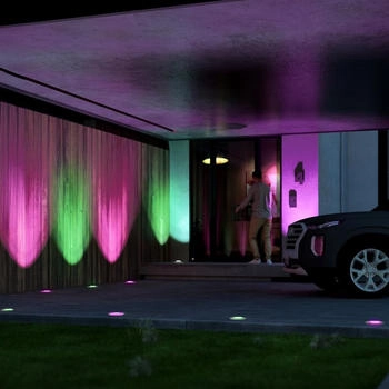 SSC-LUXon 3er Set Juavi Bodeneinbaustrahler Außen Schwenkbar Smart LED GU10 WLAN RGB CCT (SSC-4145)