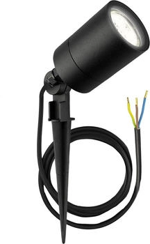 Ledvion LED Gartenstrahler Aluminium - IP65 - GU10 - 1M Kabel - Schwarz (8720707000975)