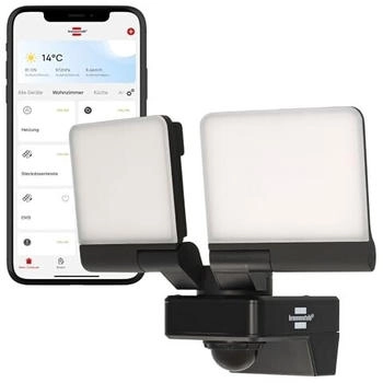 Brennenstuhl Connect Duo Strahler WFD 3051 – Brennenstuhl Connect Duo Strahler WFD 3051 mit 4.300 Lumen und Smart-Home-Anbindung