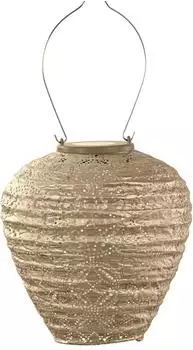 Lumiz LED-Solarlaterne Mandela Balloon Gold (H)20xØ20 cm