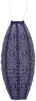 Lumiz LED-Solarlaterne Bazaar Long Oval Lila (H)45xØ20 cm