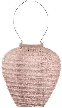 Lumiz LED-Solarlaterne Mosaic Balloon Beige (H)20xØ20 cm