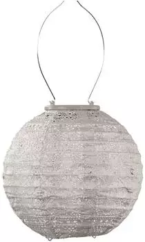 Lumiz LED-Solarlaterne Spectare Rond Taupe Ø20 cm