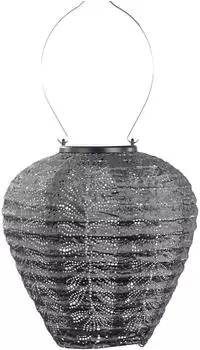 Lumiz LED-Solarlaterne Folia Balloon Grau (H)20xØ20 cm