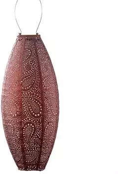Lumiz LED-Solarlaterne Paisley Long Oval Kupfer (H)45xØ20 cm