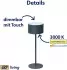 Müller-Licht LED-Akku-Tischleuchte Flora 2 W 110 lm 3000 K anthrazit