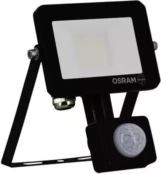 Osram HOMELIGHTING FLOODLIGHT LUX SENSOR 10W 830 BLACK LED-Flutlichtstrahler 10W Warmweiß