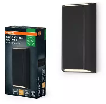 Osram ENDURA STYLE IDAR 7,5W 340lm Wandleuchte dunkelgrau