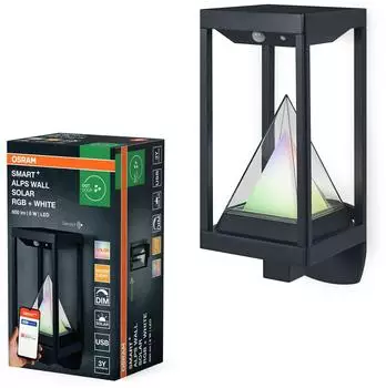 Osram SMART+ Outdoor Solar-Wandleuchte [EEK: G]