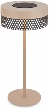 Briloner LED Tischlampe kabellos 16x35cm Beige-Anthrazit