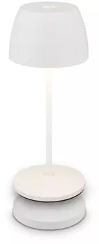 Briloner Serina Mini LED Tischlampe &Oslash;8 x 20,5 cm Wei&szlig; (7504016)