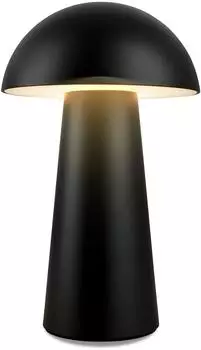 Briloner Fungo Mini LED Tischlampe &Oslash;12 x 19,5 cm Schwarz (7520015)