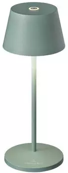 Villeroy & Boch Akku-Tischleuchte Seoul Micro RC Alu, Eisen, Stahl Metall Grün Olive (97243)