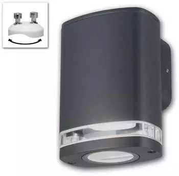 Kanlux Außen-Wand-Leuchten Serie ZEVI 1/2-flammig , GU10 230V, up & down IP54 (38885)