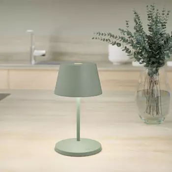 Villeroy & Boch SOMPEX SEOUL RC Akkutischleuchte mit Ladestation olivgrün (97203)