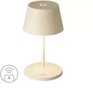 Villeroy & Boch LED-Tischlampe SEOUL RC elfenbein ceramic in-/outdoor fernbedienbar (97082)