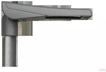 Schuch LED-Außenleuchte VIA, 9W, 35W, 1330lm, 5480lm, IP66, asymetrisch-breitstrahlend, 4000K, grau (51 L50 VARIO) (510010001)