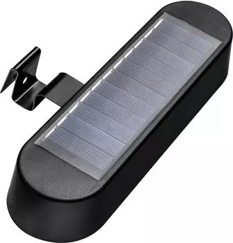 Haushalt International 10 Stück LED Solar Dachrinnenleuchte Dachrinnen Leuchte schwarz 70385 7038510