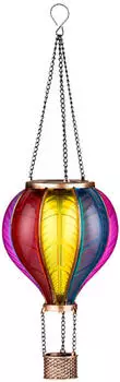 I-Glow LED Solar Hei&szlig;luftballon bunt