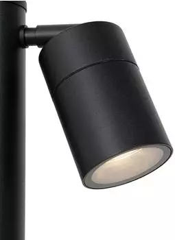 QAZQA Duo Stehende Au&szlig;enleuchte 2-Licht schwarz IP44 verstellbar (107626)