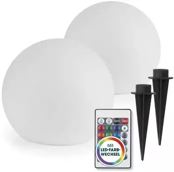 DS Produkte 2x Kugelleuchte 40 cm