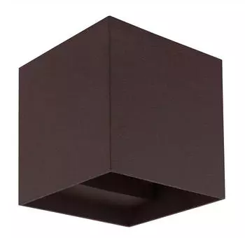 Globo LED Au&szlig;en-Wandleuchte Up-Down verstellbar rostfarben 2x3W 2x290lm (10x10x10cm)