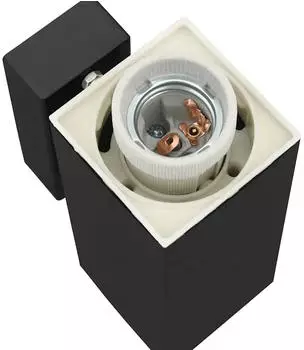 vidaXL Au&szlig;enwandleuchte 2er-Set Edelstahl Schwarz IP44 (4005964)