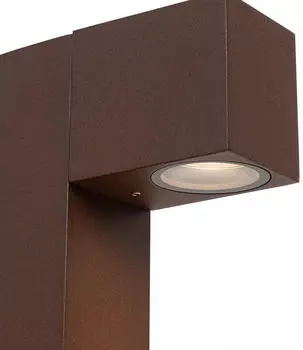 QAZQA Baleno Steh-Au&szlig;enleuchte Rostbraun 80cm IP44 (107552)