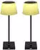 Globo LED Tischleuchte Innen/Außen CCT Touchdimmer Akku 2er-Set (38cm)