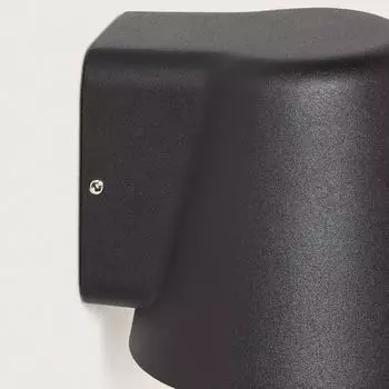 LEDKIA LIGHTING Darjan Oroco II Wandleuchte Außen Aluminium Mattschwarz (GU10)