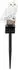 Haushalt International Solar-Gartenstecker LED Eule Weiß, 44,5cm (B08XBT4N6K)