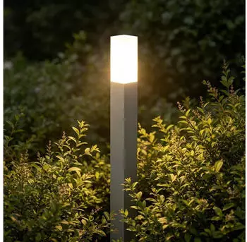 Mai & Mai Deus Lumina LED-Wegeleuchte Aluminium 3W 3000K IP65 Sandgrau (38x38x806mm)