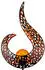 Globo LED Solar Steckleuchte Metall Glas schwarz/gold IP44 90cm 2er-Set