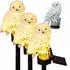 Casativo LED Solar Eule Gartenleuchte 3er-Set (CH6895)