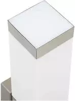 vidaXL Au&szlig;enwandleuchte 2 pcs Silber 10,5 x 6 x 33 cm