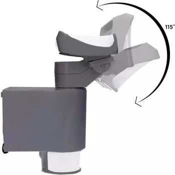 LEDs Light LED-Strahler Anthrazit 18W Bewegungsverfolgung IP44 (0310782)