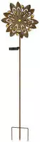 Solarleuchte Windrad Solarlampe Erdspie&szlig; Gartendeko Solar Gartenstecker Rost,