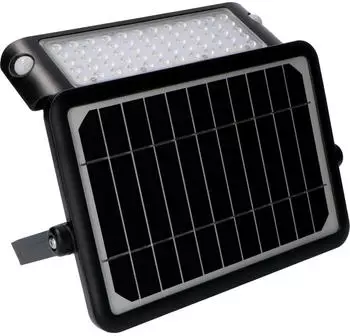 LEDs Light Solar LED-Strahler schwarz 10W 1080lm Bewegungsmelder IP66 (300407)